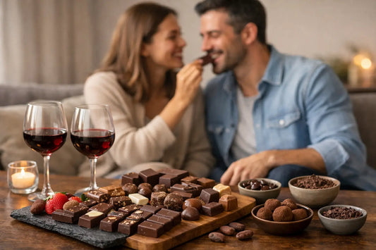 Čokoladna degustacija za par doma – Temptico čokoladni večer v dvoje