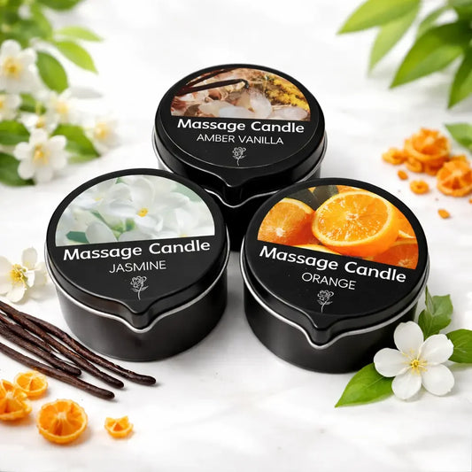 Temptico masažna svečka z oljem – aromatična svečka za romantičen večer