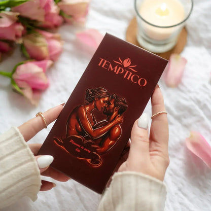 Temptico ljubezenska čokolada za pare – valentinovo darilno pakiranje